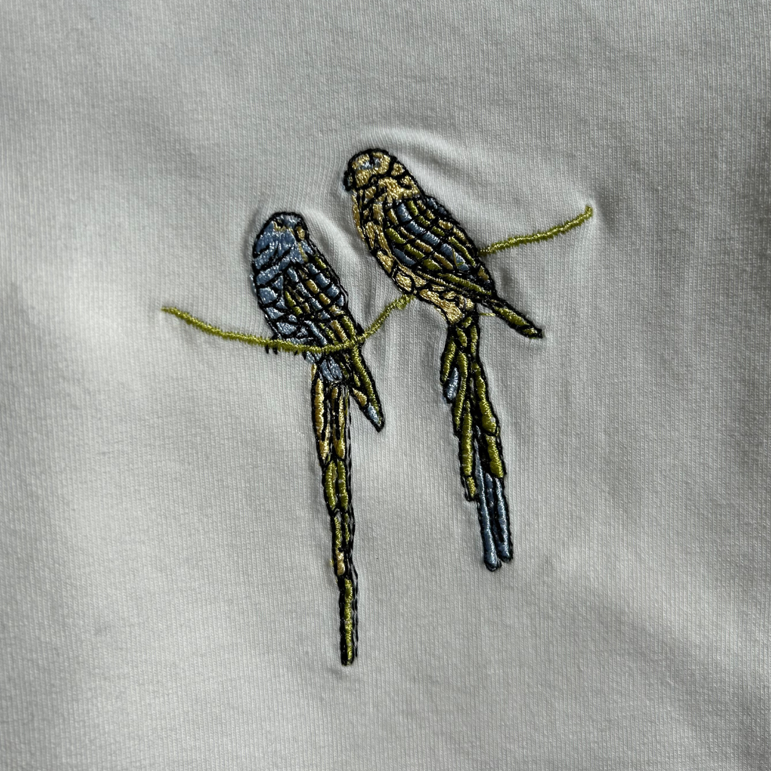 Organic Embroidered Tee