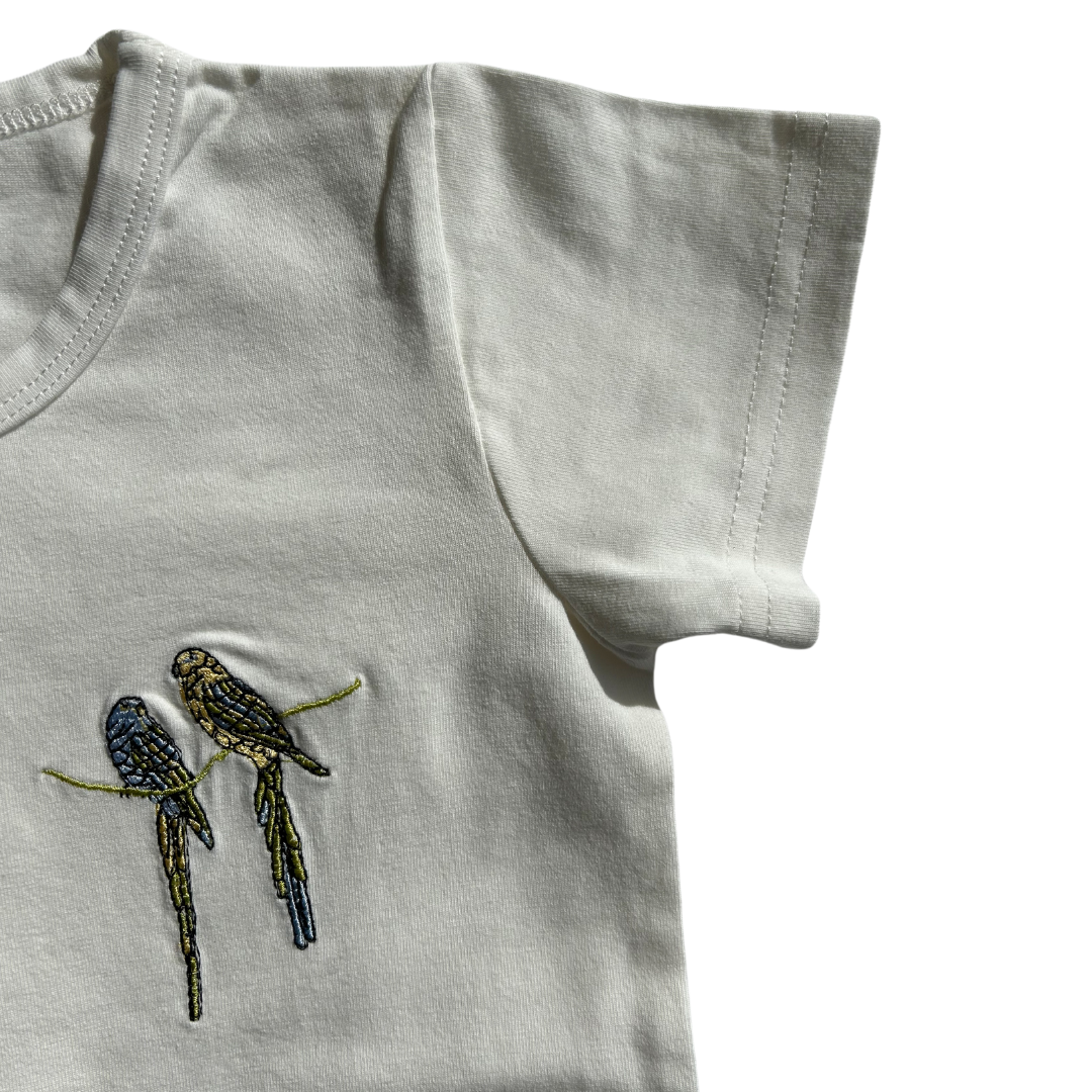 Organic Embroidered Tee